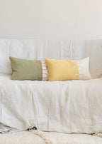 Landscapes Block Throw Pillow