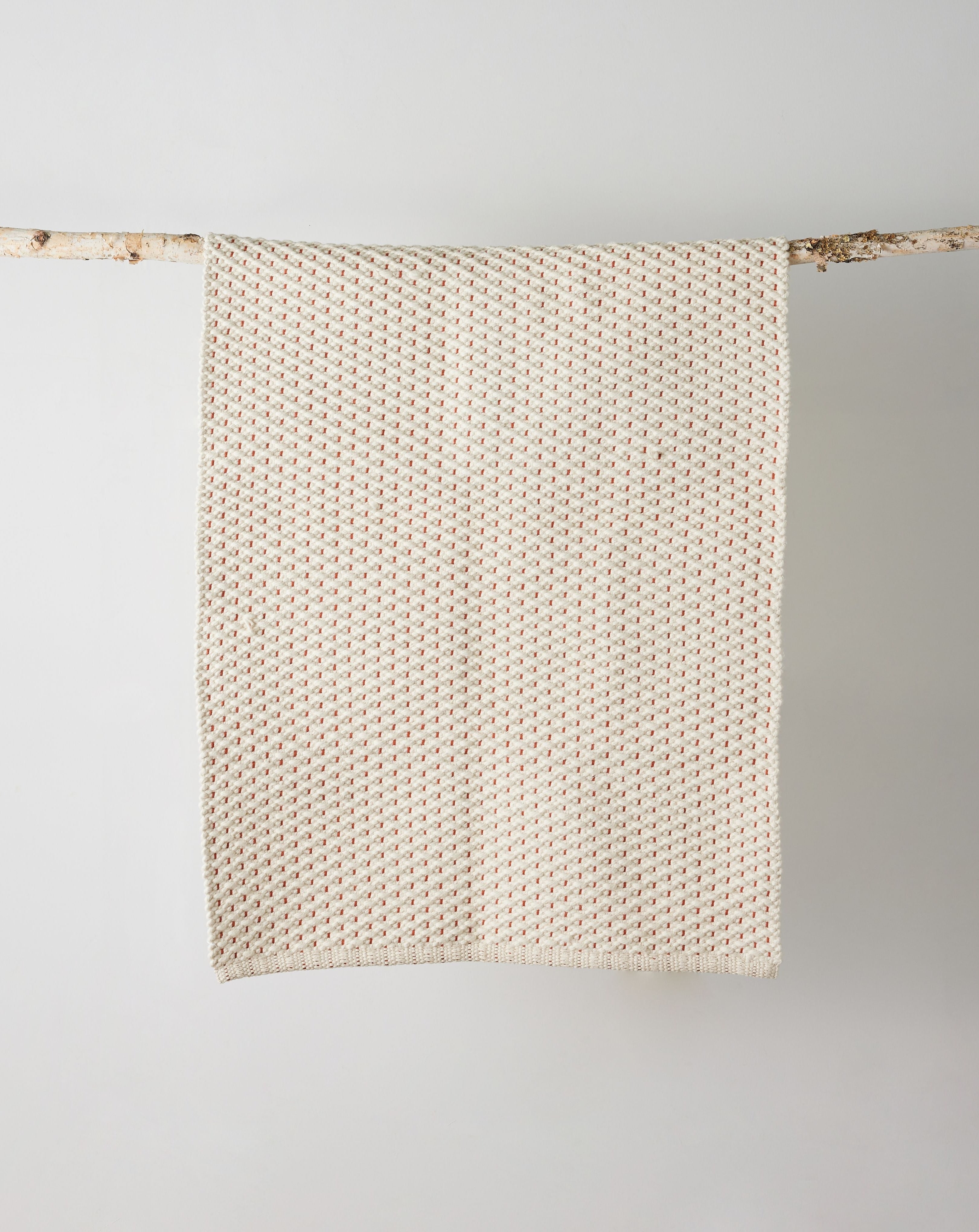 Terracotta Luxe Hand-Loomed Cotton Twill Mat