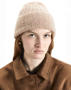 Alpaca Chunky Wool Rib Beanie