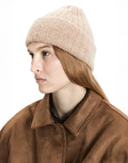 Alpaca Chunky Wool Rib Beanie