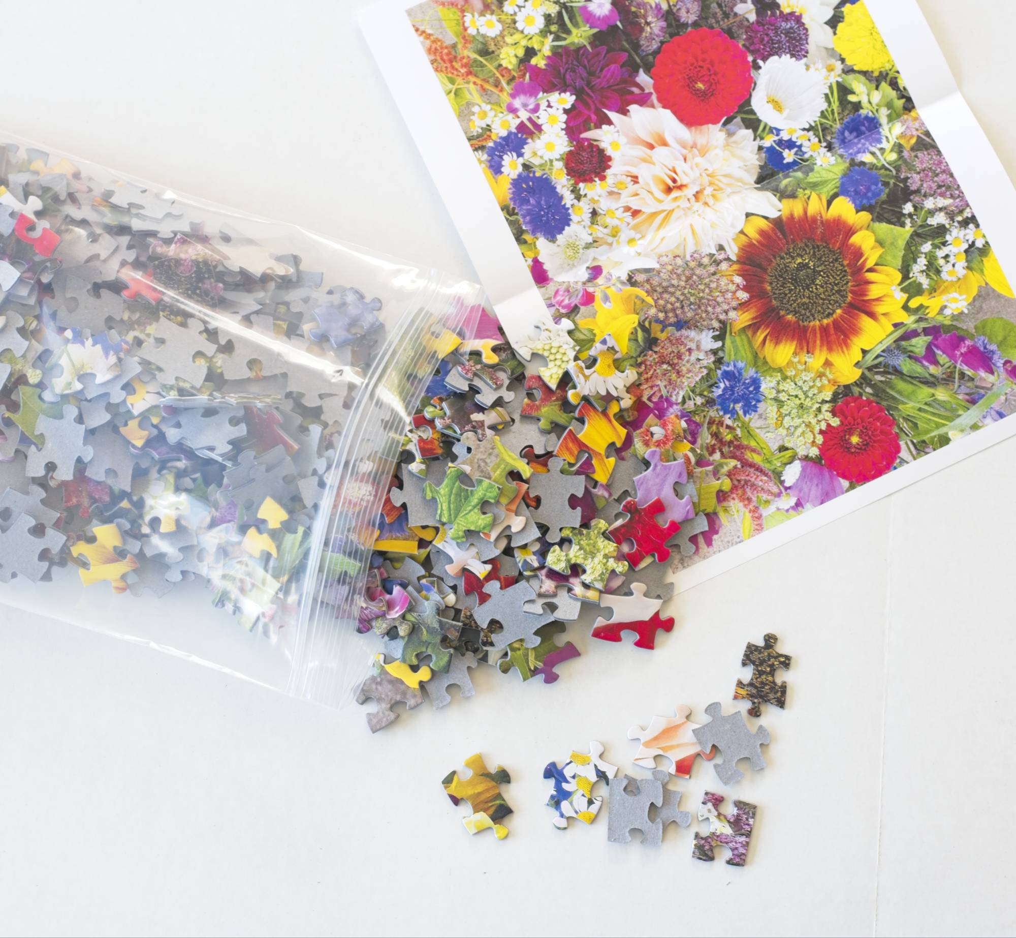 Boxcar Flower Farm Puzzle by DeAnna Tibbs – 500-Piece Floral Art