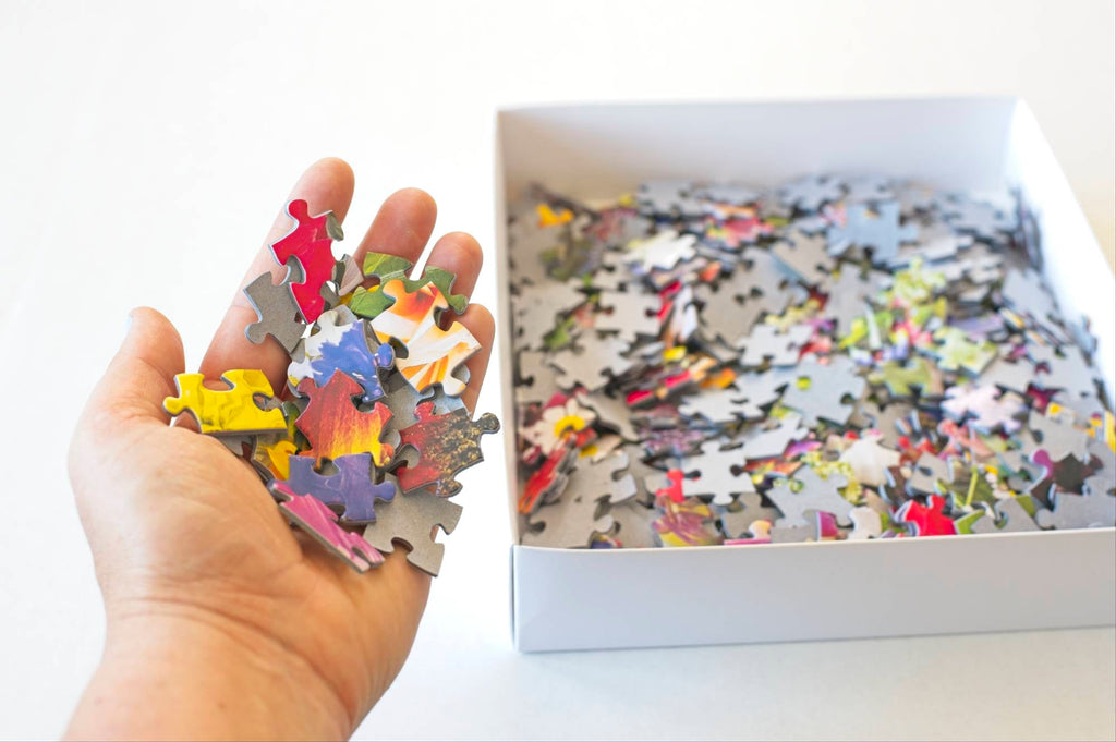 Boxcar Flower Farm Puzzle by DeAnna Tibbs – 500-Piece Floral Art