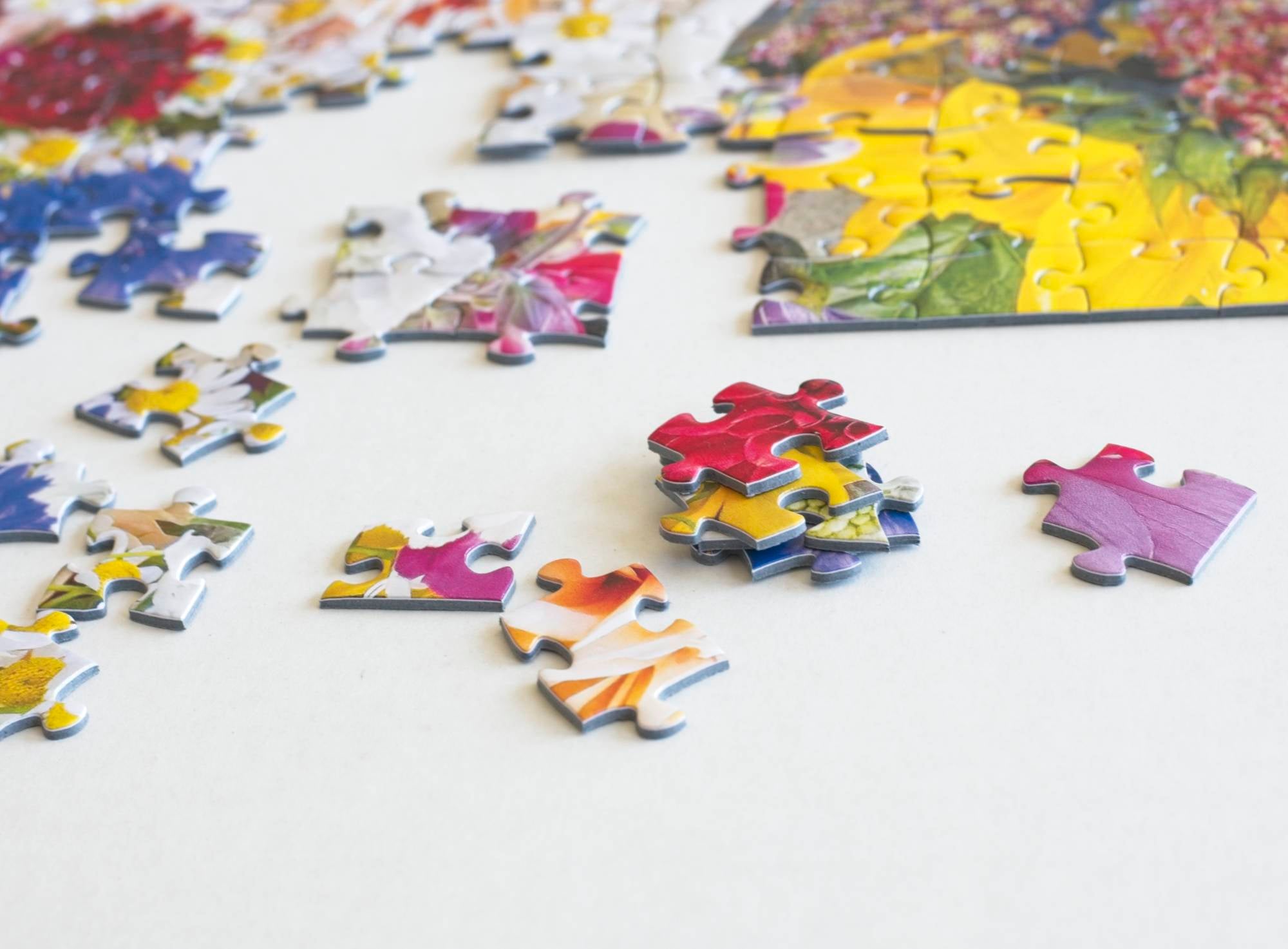 Boxcar Flower Farm Puzzle by DeAnna Tibbs – 500-Piece Floral Art