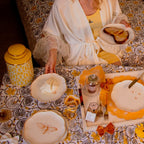 Bumble Homecoming Scalloped Starter Plate - Set of 4 (+1 Bonus Plate)