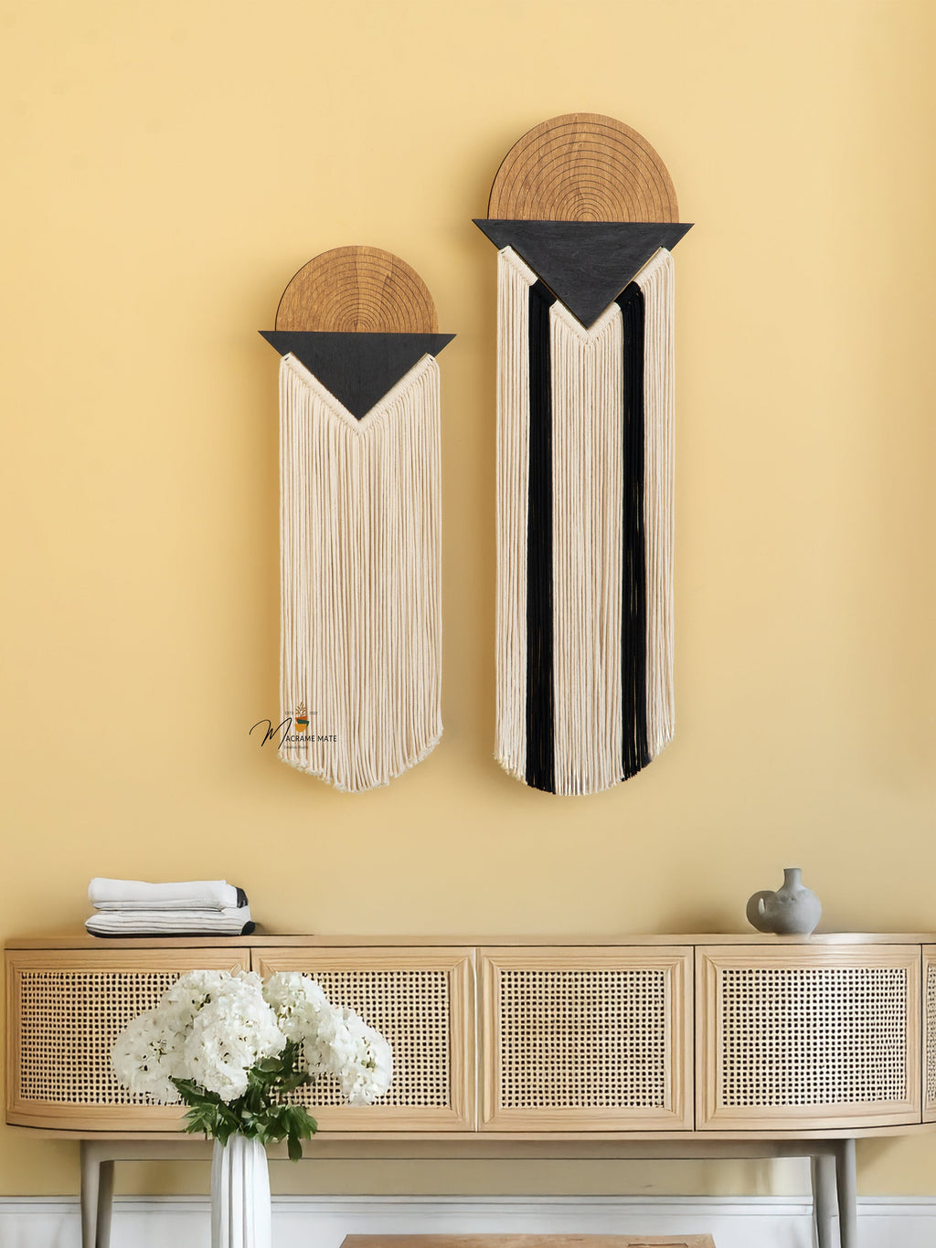 Fathom Macrame Fiber Wall Art (Y38)