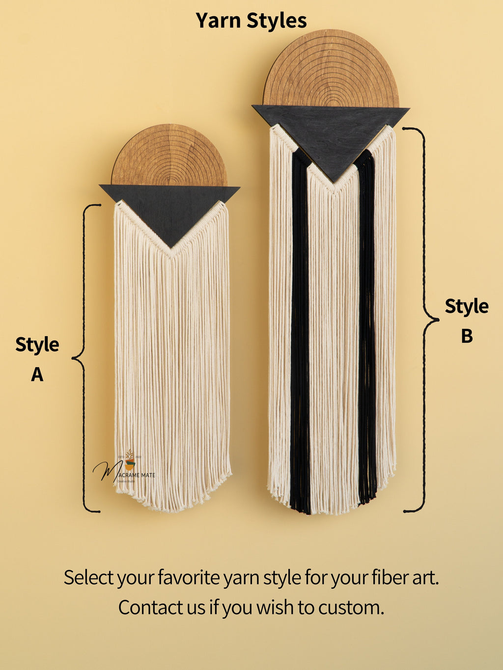 Fathom Macrame Fiber Wall Art (Y38)