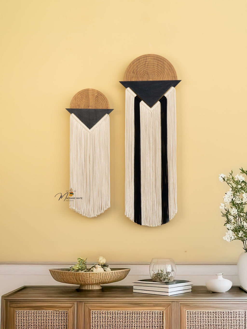 Fathom Macrame Fiber Wall Art (Y38)