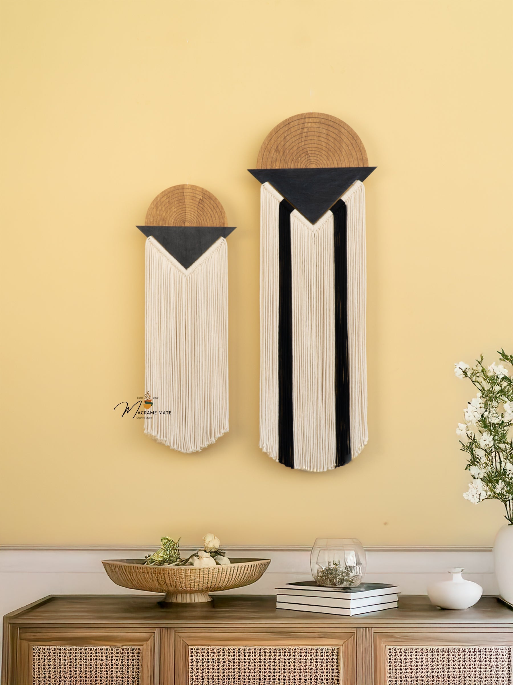 Fathom Macrame Fiber Wall Art (Y38)