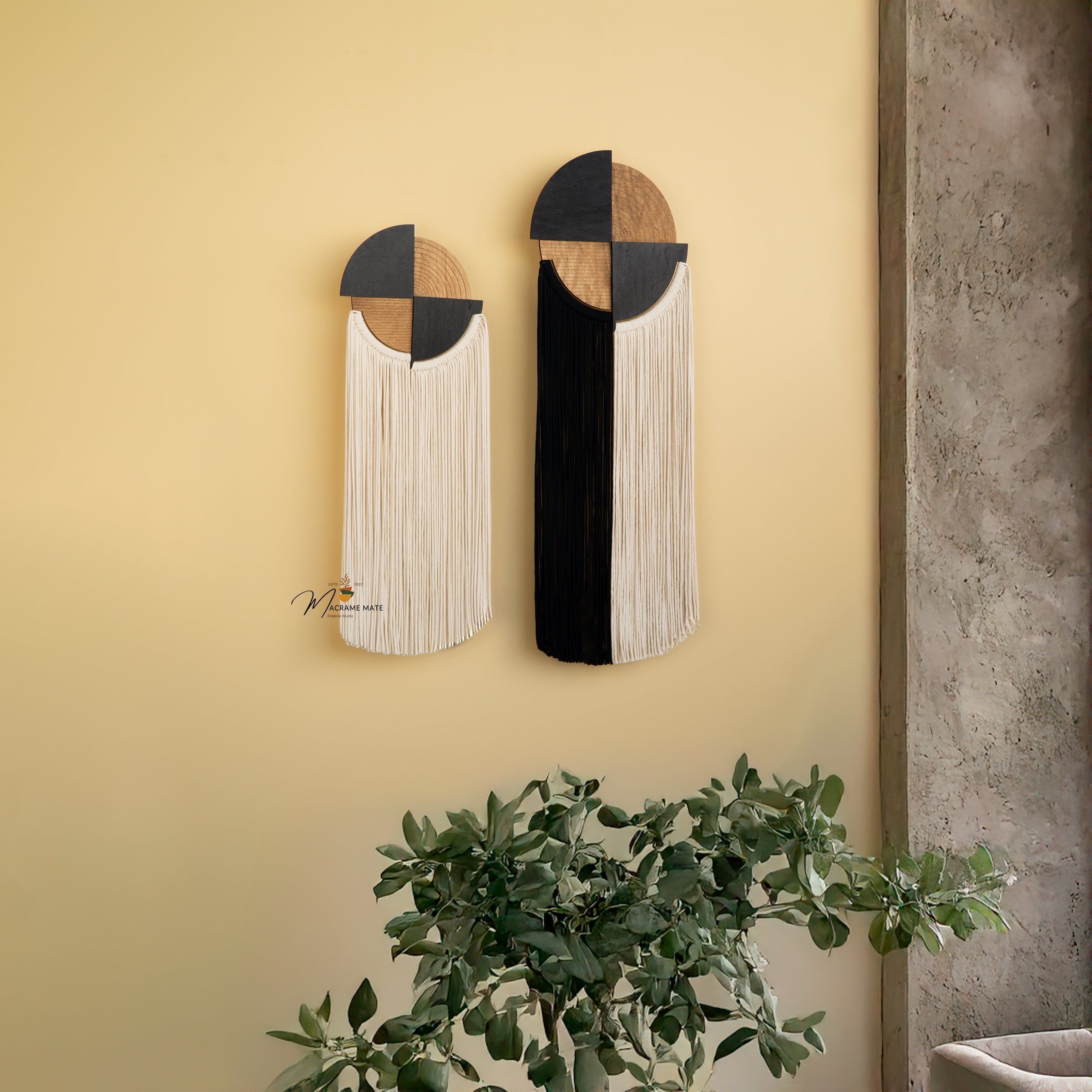 Fathom Macrame Fiber Wall Art (Y39)