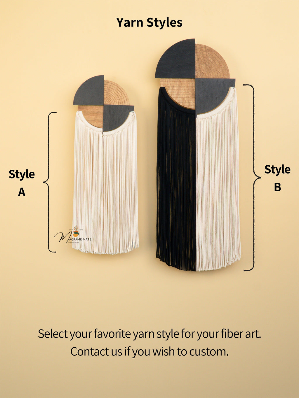 Fathom Macrame Fiber Wall Art (Y39)