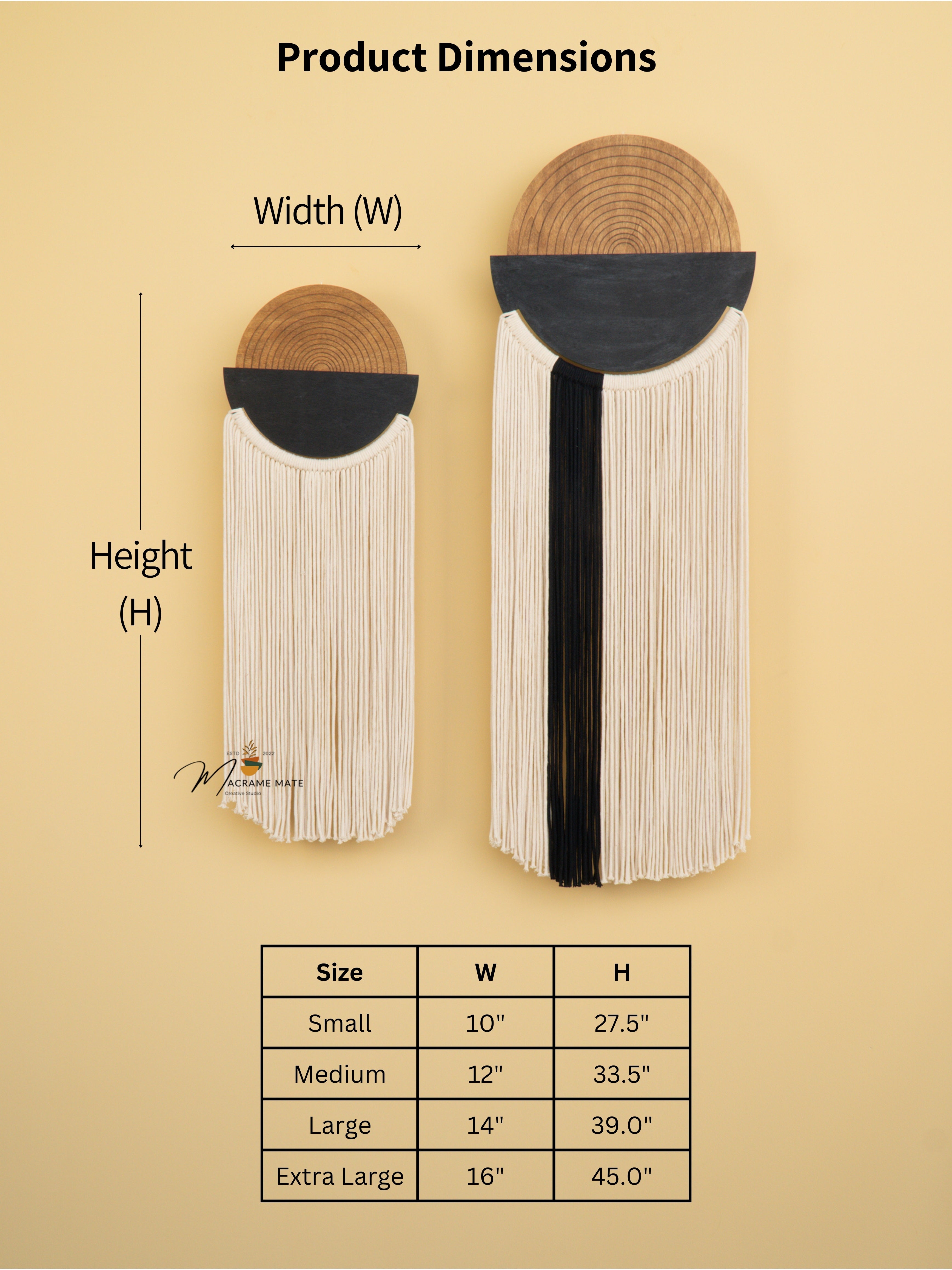 Fathom Macrame Fiber Wall Art (Y40)