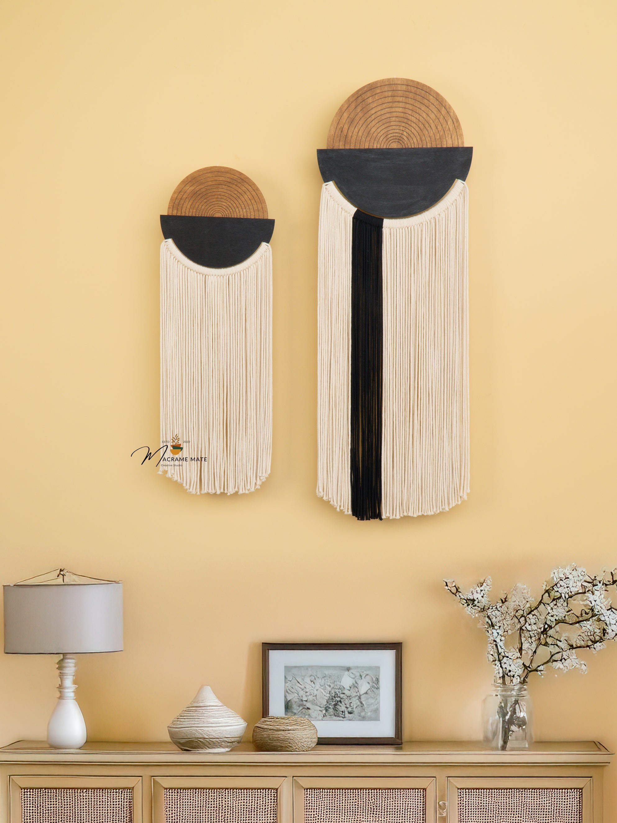 Fathom Macrame Fiber Wall Art (Y40)