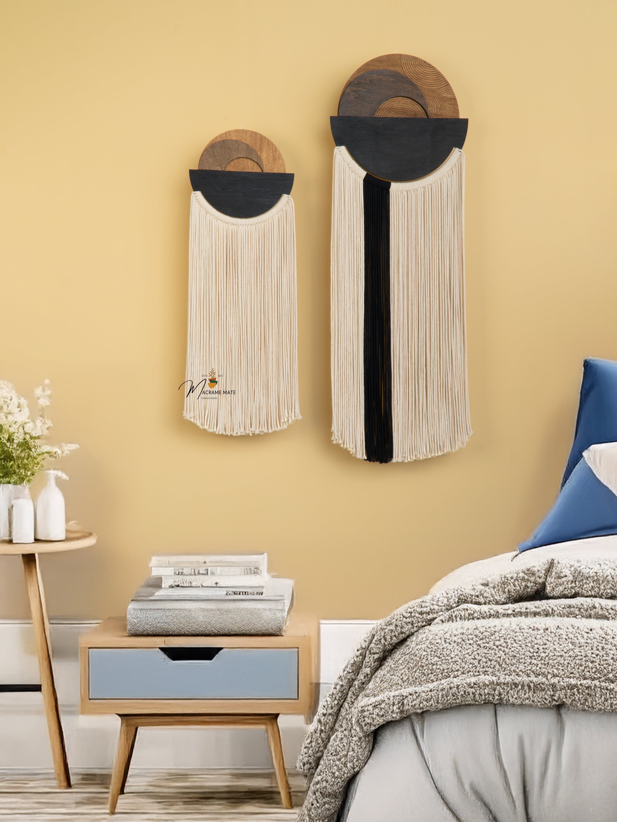 Fathom Macrame Fiber Wall Art (Y41)