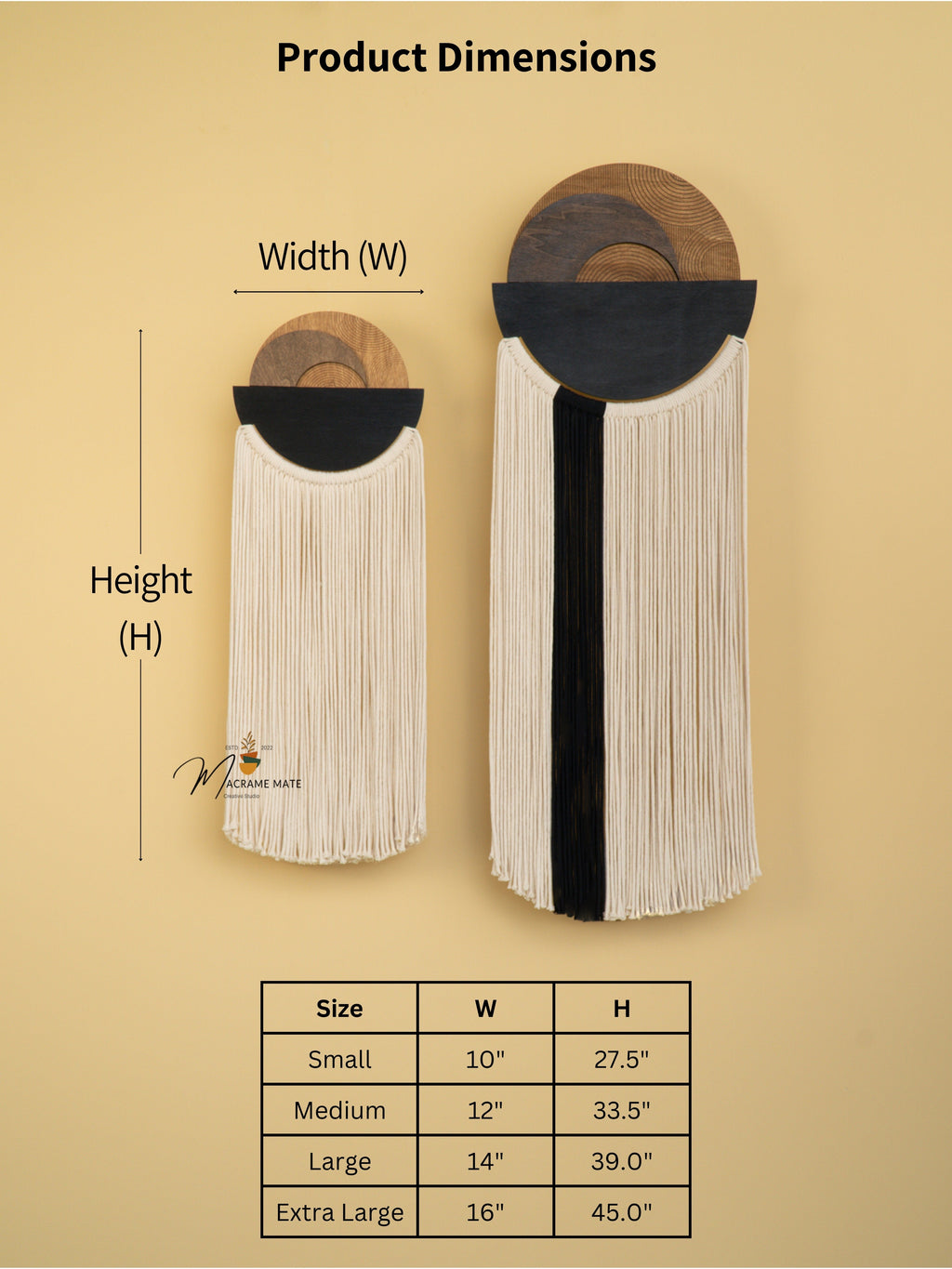 Fathom Macrame Fiber Wall Art (Y41)