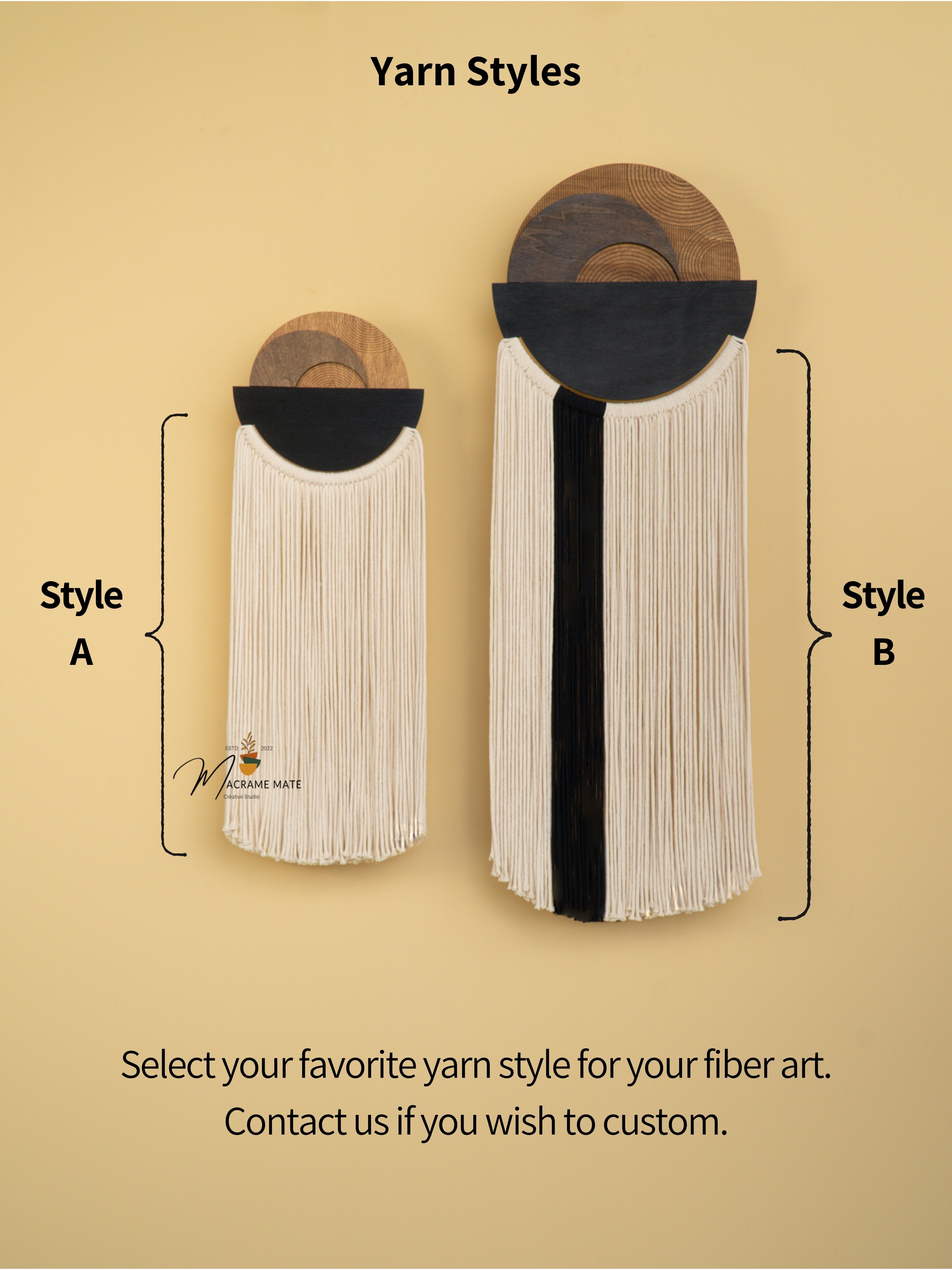 Fathom Macrame Fiber Wall Art (Y41)