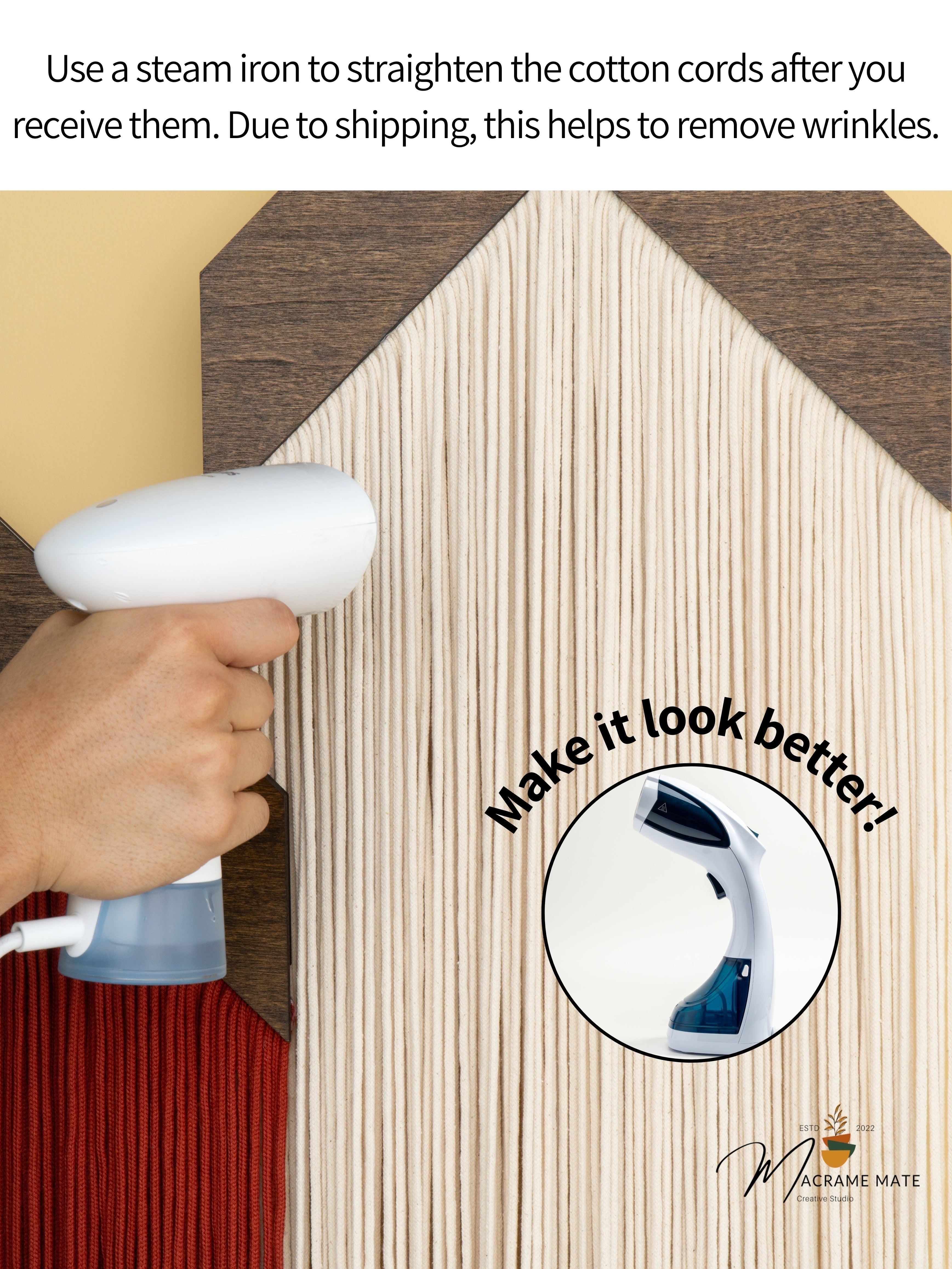 Fathom Macrame Fiber Wall Art (Y39)