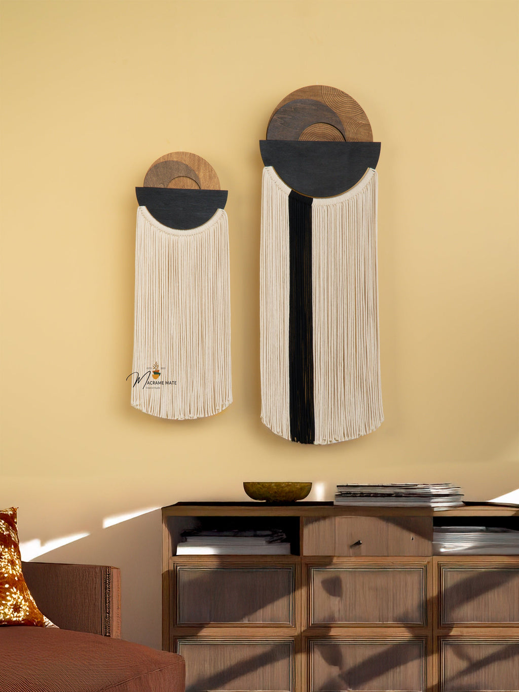 Fathom Macrame Fiber Wall Art (Y41)