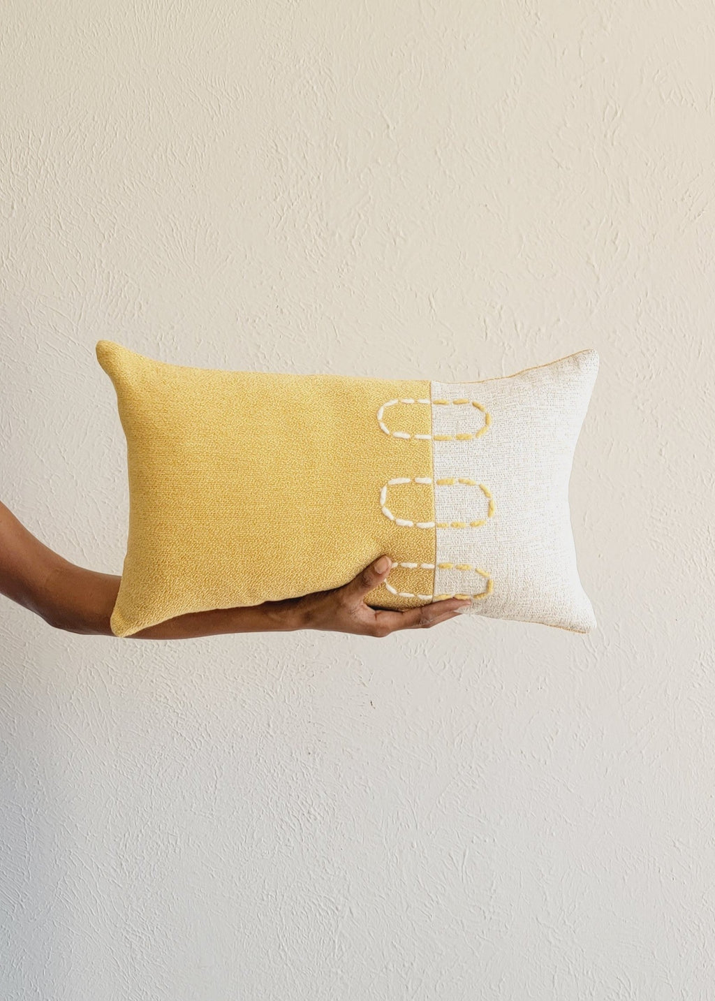 Landscapes Block Throw Pillow