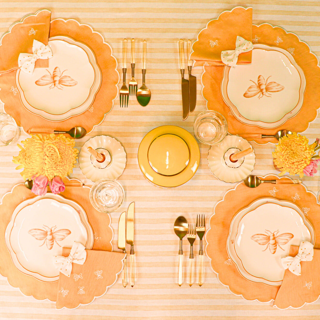 Lychee Sorbet Stripe Tablecloth