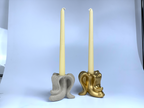 Gold Banana Candle Holder