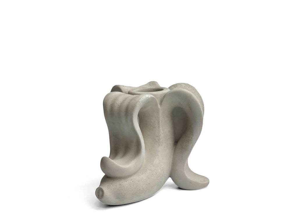 Gold Banana Candle Holder