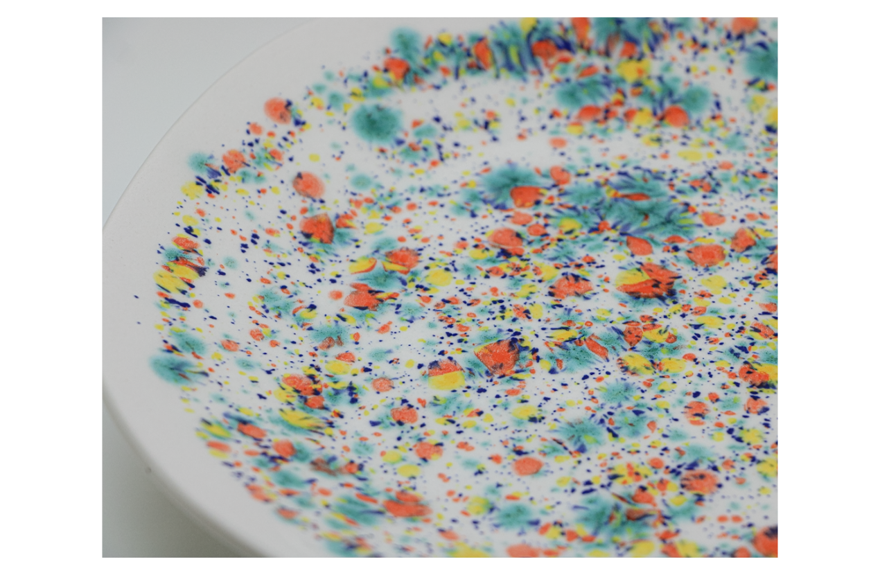 Spring Artisan Dinner Plate