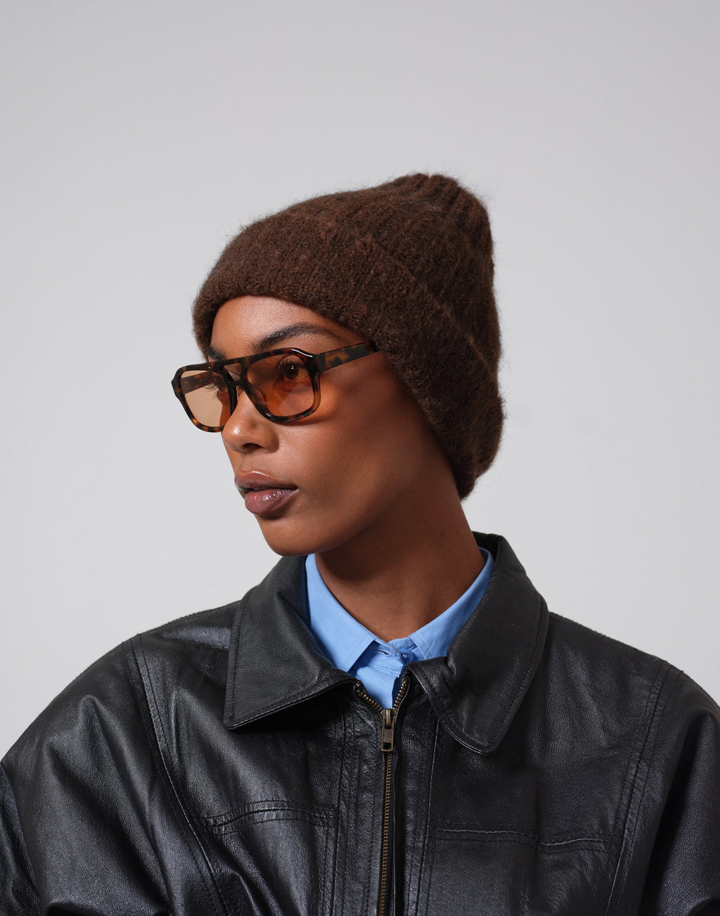 Alpaca Chunky Wool Rib Beanie