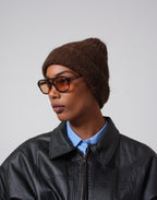 Alpaca Chunky Wool Rib Beanie