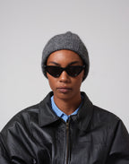 Alpaca Chunky Wool Rib Beanie