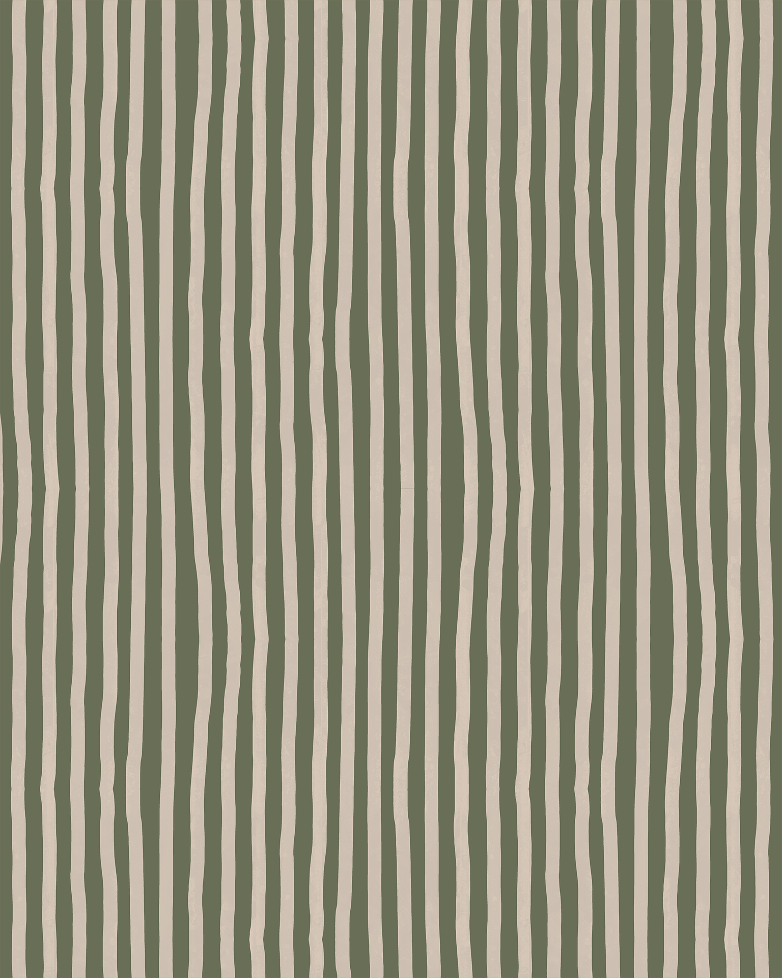 Dolce Stripe Wallpaper, olive green and tan