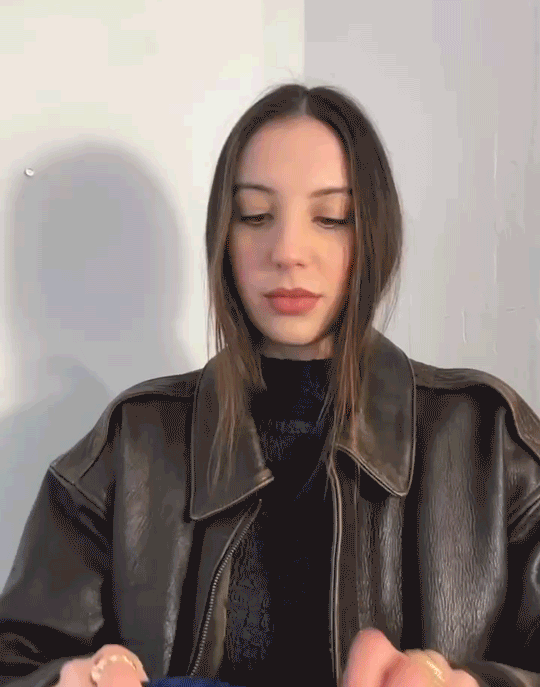 Cashmere Full Cardigan Beanie