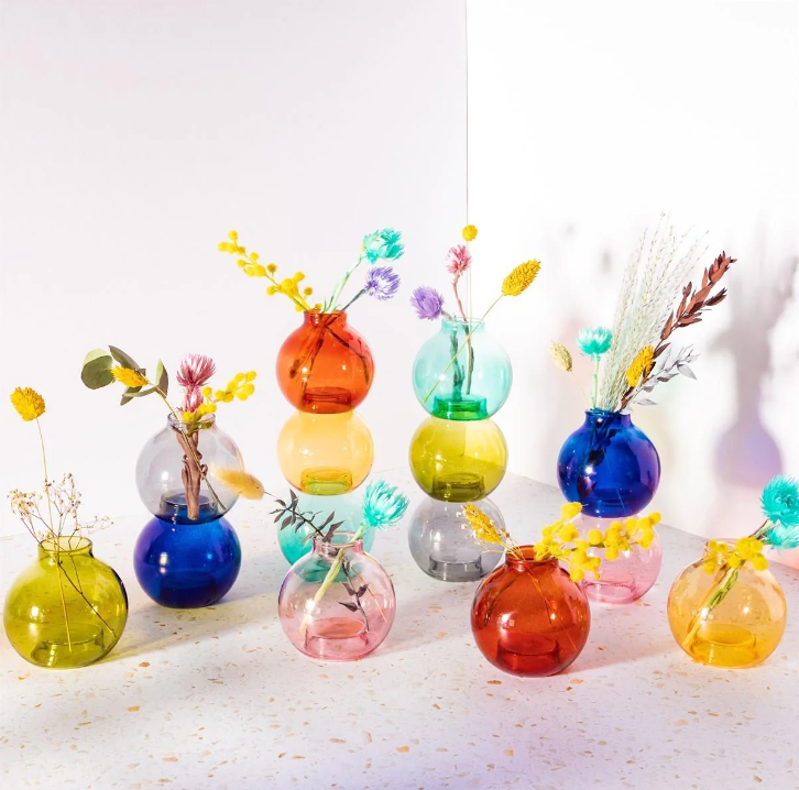 Stacking Bubble Vase (Multiple Colors)