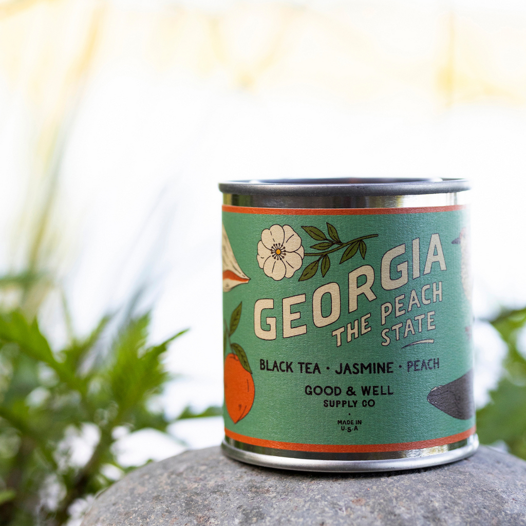 Georgia State Candle