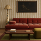 Dolce Stripe Wallpaper, off-white and butter yellow