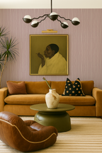 Dolce Stripe Wallpaper, primrose pink