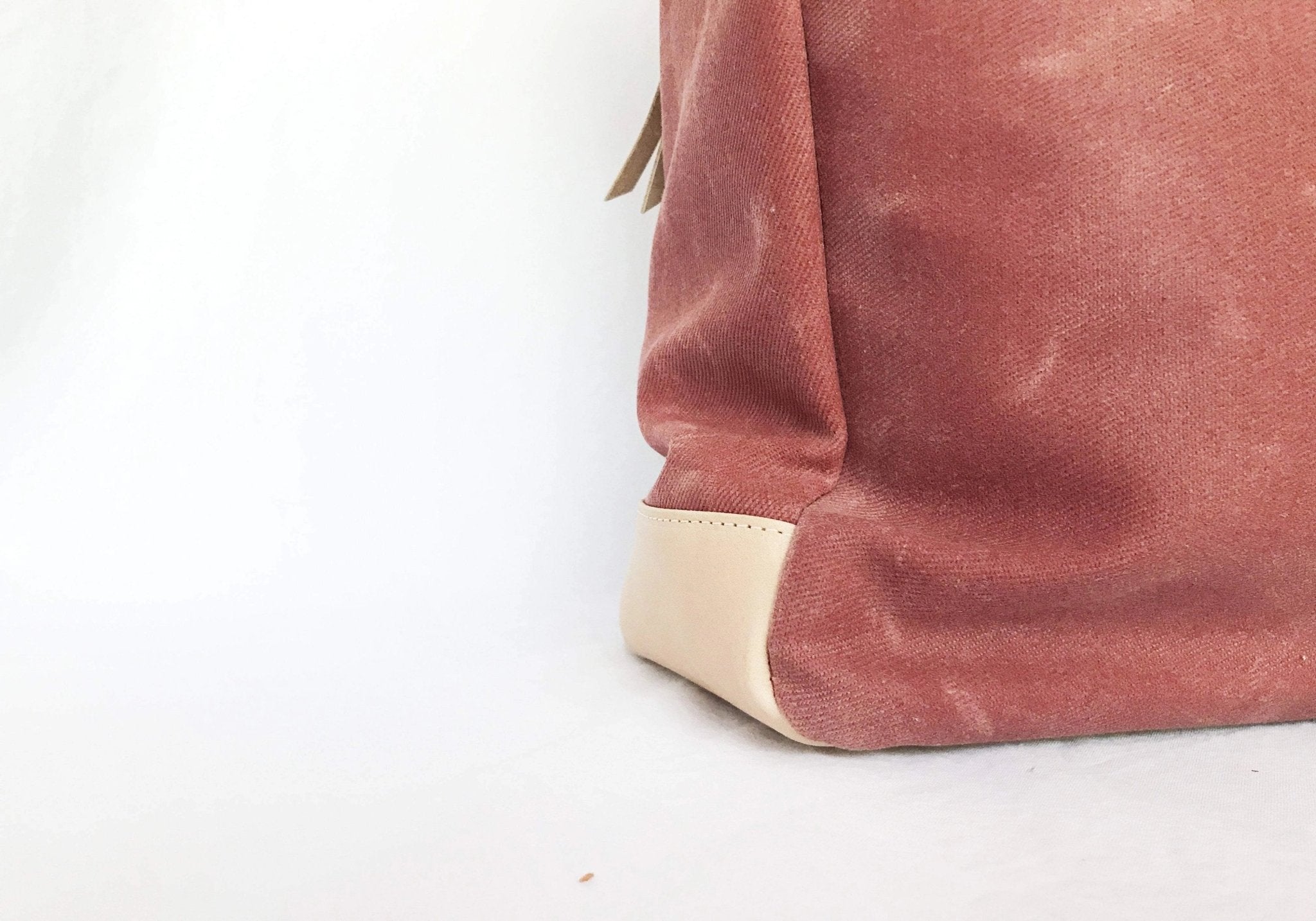 Mauve Wax Canvas Tote Bag - The Rebel Gal