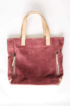 Mauve Wax Canvas Tote Bag - The Rebel Gal