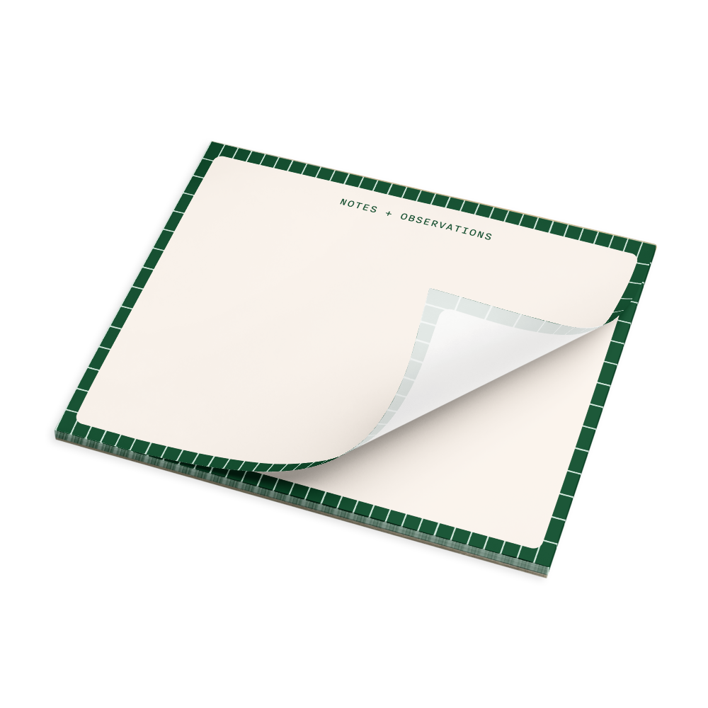 Notes + Observations 11" x 8.5" Notepad