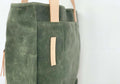 Olive Wax Canvas Tote Bag - The Wild One