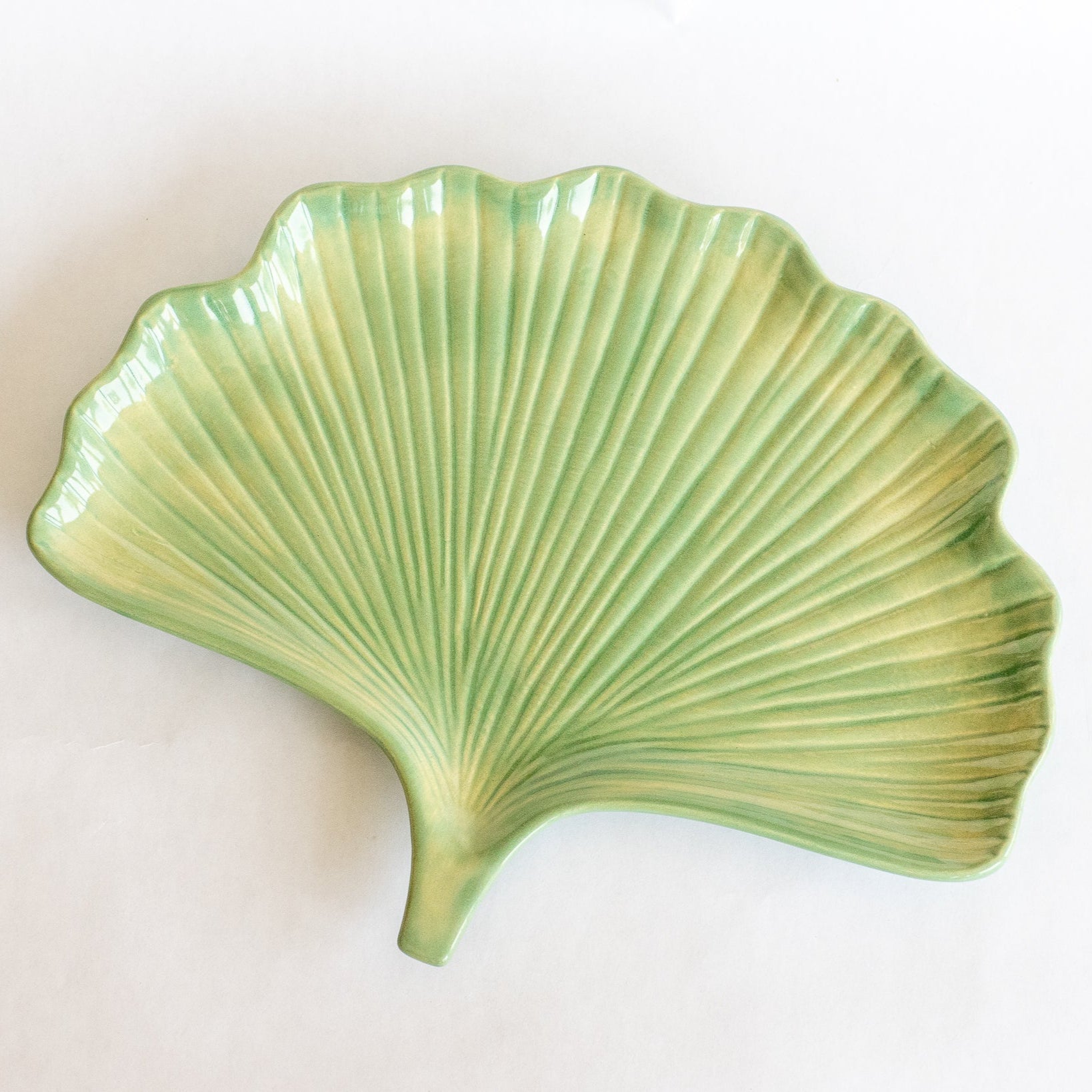 Ceramic Ginkgo Leaf Tray