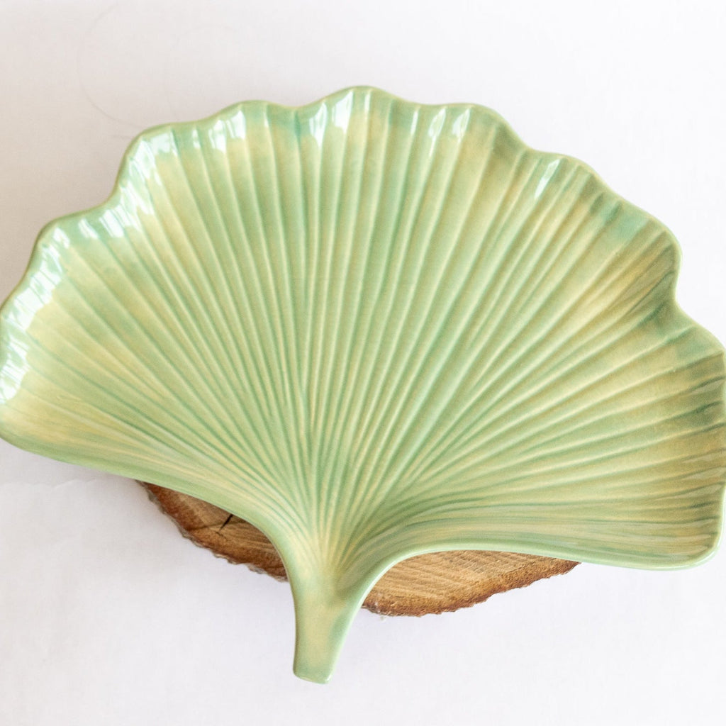 Ceramic Ginkgo Leaf Tray