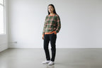 Heritage Plaid Knitted Crew Neck Sweater