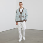 Spanish Moon Moth Knit Cardigan